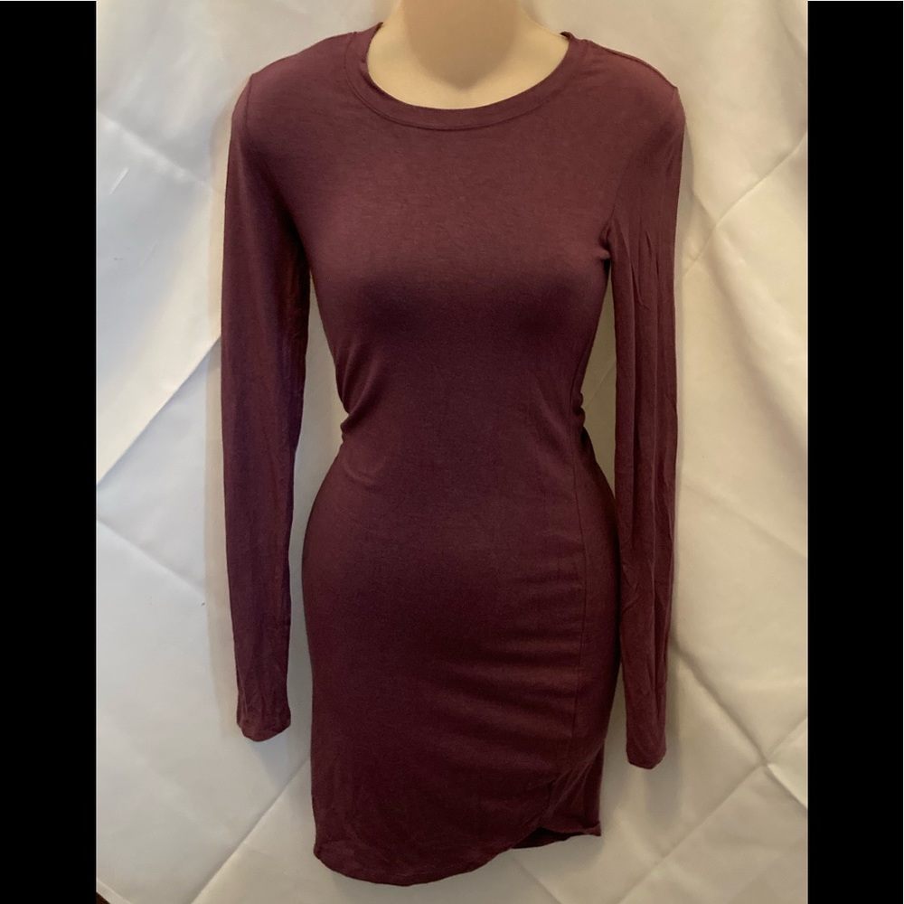 Aubergine Bodycon Dress